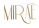 Gold 'MIRAE' logo on a white background